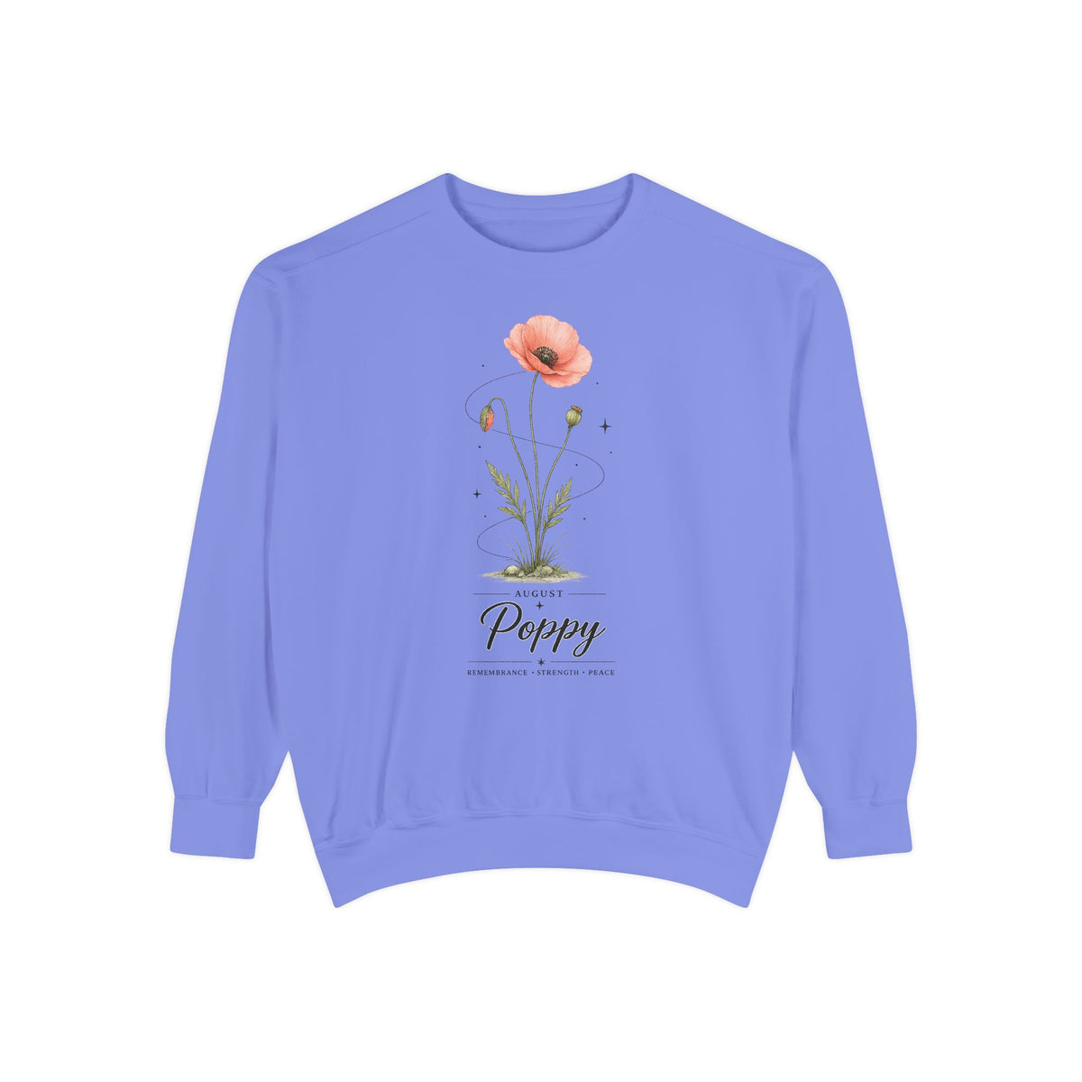 August Birth Flower Sweatshirt