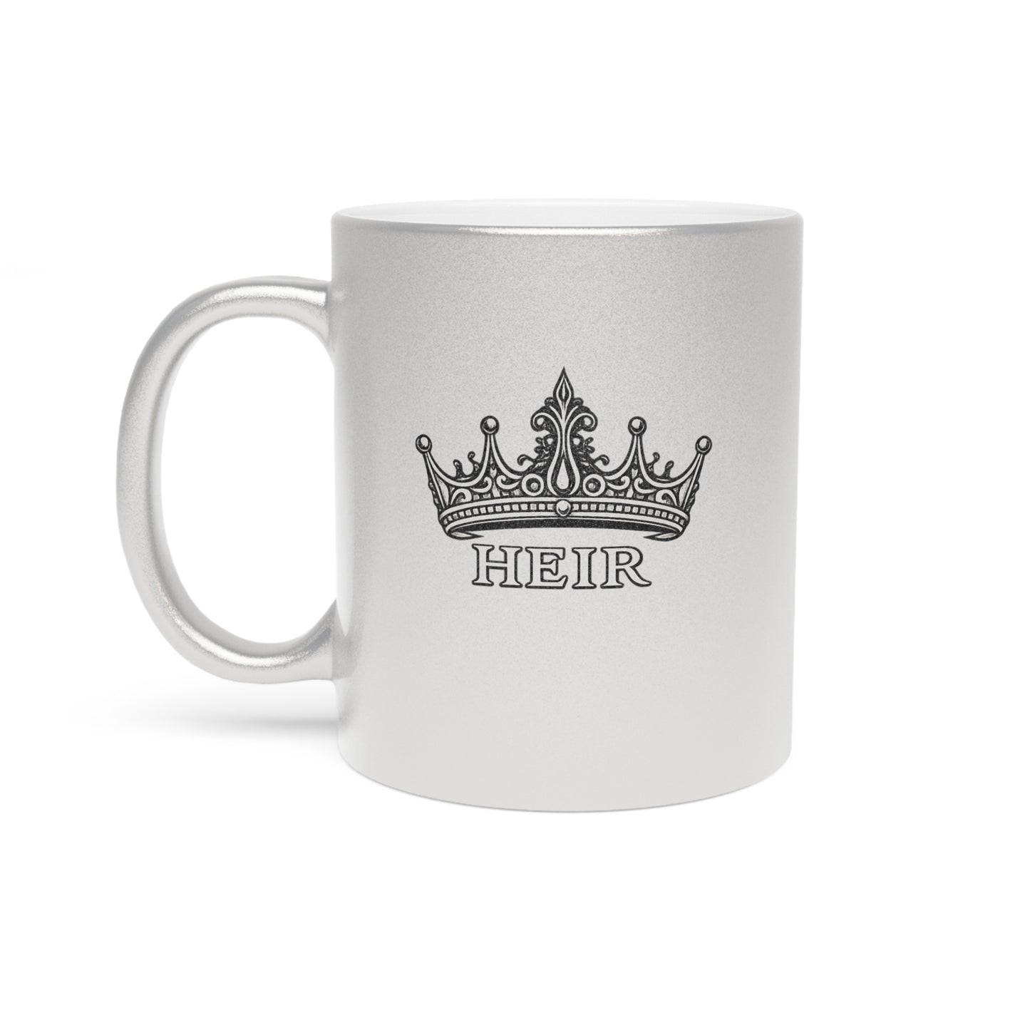 Heir Crown Metallic Mug (Silver\Gold)