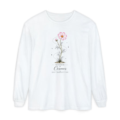 October Birth Flower Long Sleeve T-Shirt