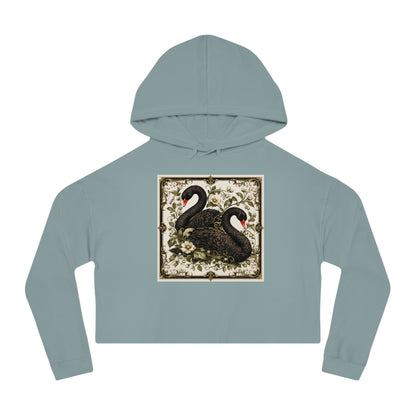 Botanical Flight Cropped Hooded Sweatshirt