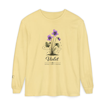 Violet Long Sleeve T-Shirt