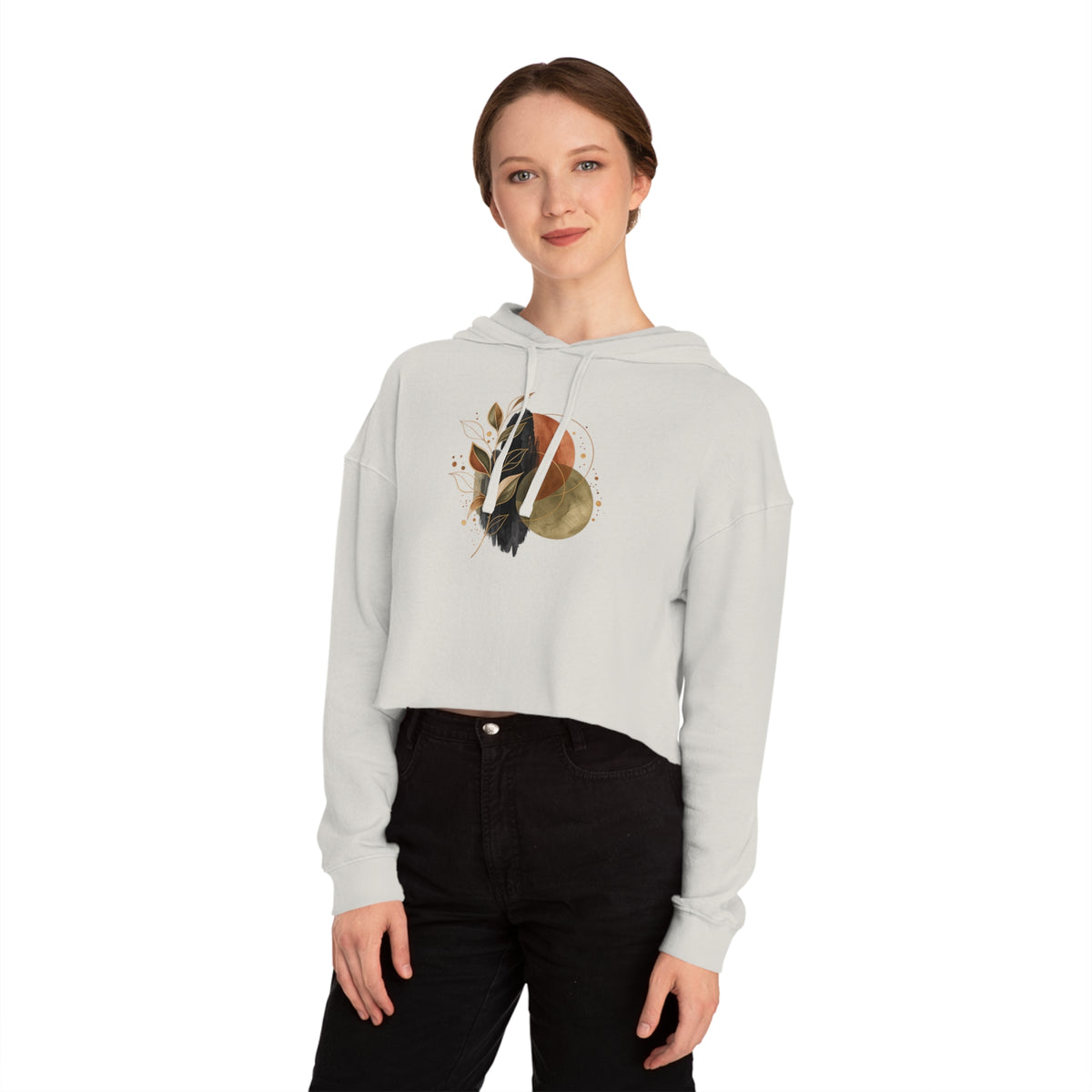 Wildly Grounded Cropped Hooded Sweatshirt