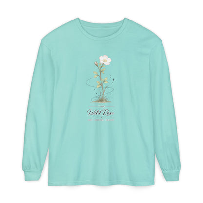 June Birth Flower Long Sleeve T-Shirt
