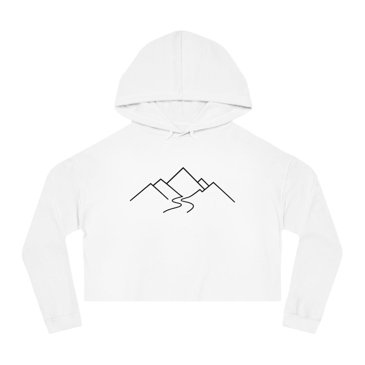 Valley Majesty Cropped Hooded Sweatshirt