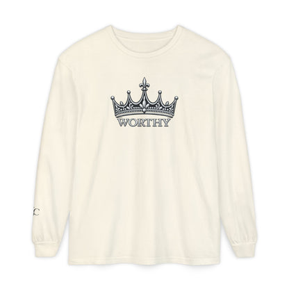Worthy Crown Long Sleeve T-Shirt