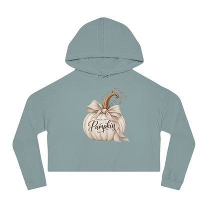 Pumpkin Charm Cropped Hooded Sweatshirt