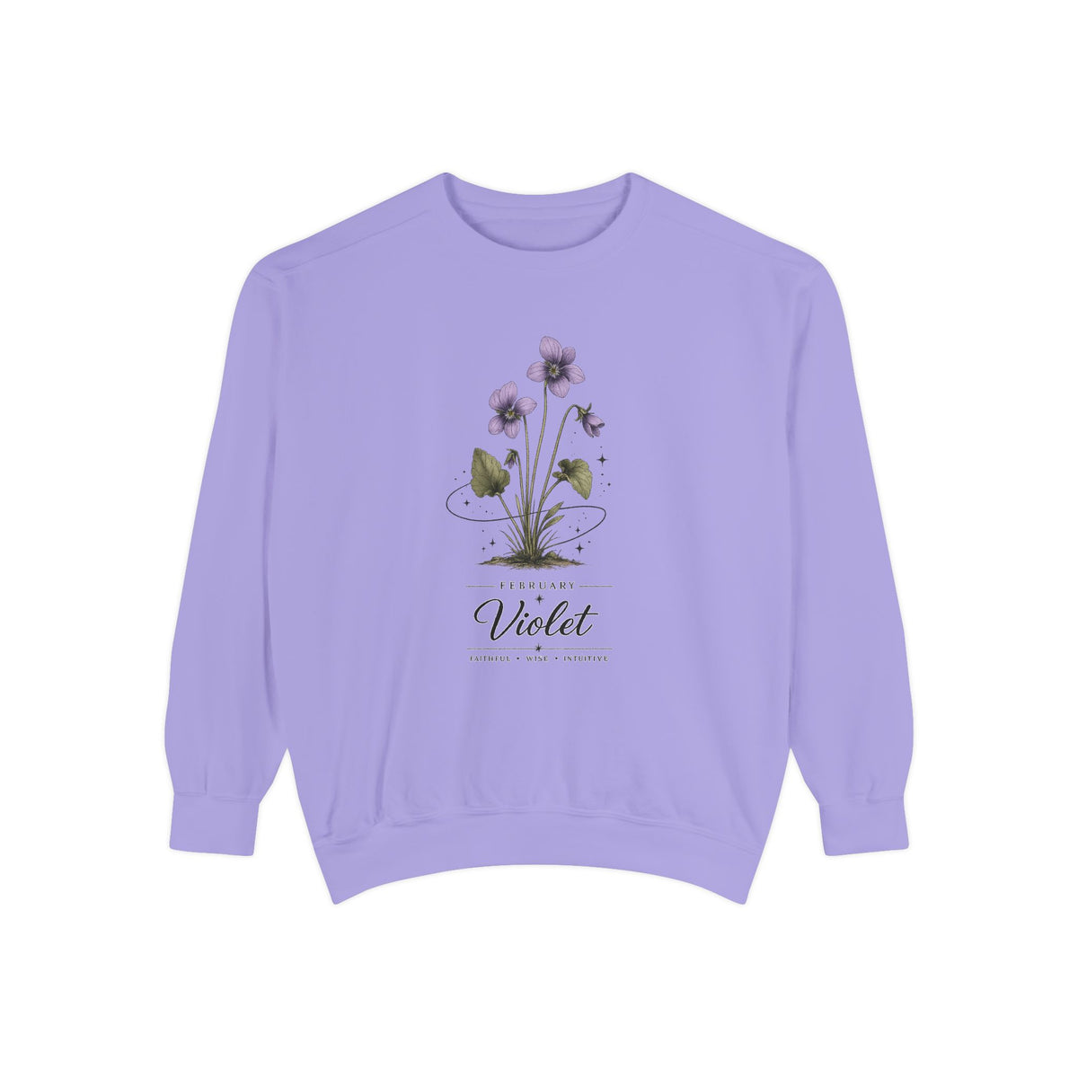 February Birth Flower Sweatshirt