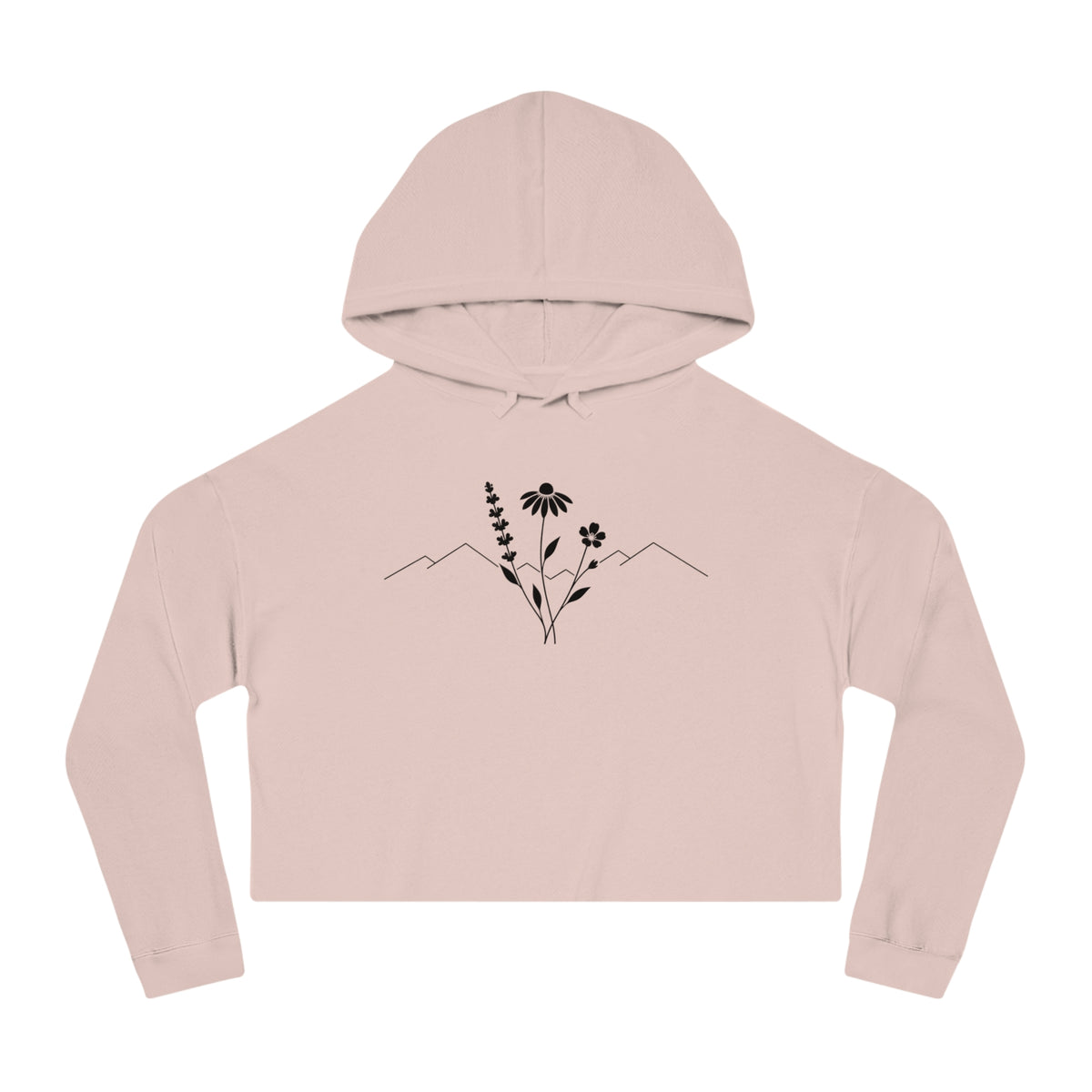 Wildflower Horizon Cropped Hooded Sweatshirt