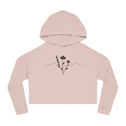 Wildflower Horizon Cropped Hooded Sweatshirt