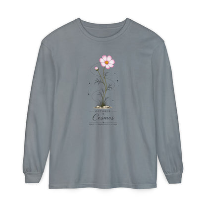 October Birth Flower Long Sleeve T-Shirt