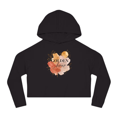Golden Hour Cropped Hooded Sweatshirt