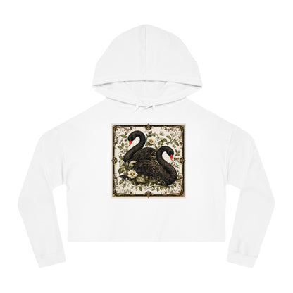 Botanical Flight Cropped Hooded Sweatshirt