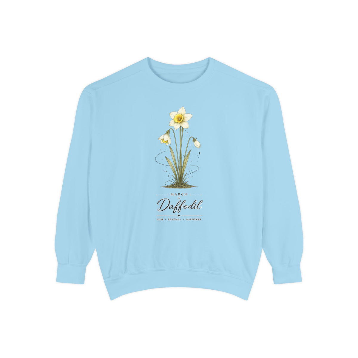 March Birth Flower Sweatshirt