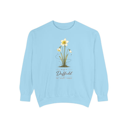 March Birth Flower Sweatshirt