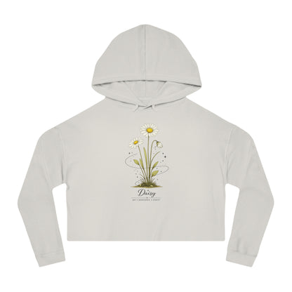 Daisy Cropped Hooded Sweatshirt