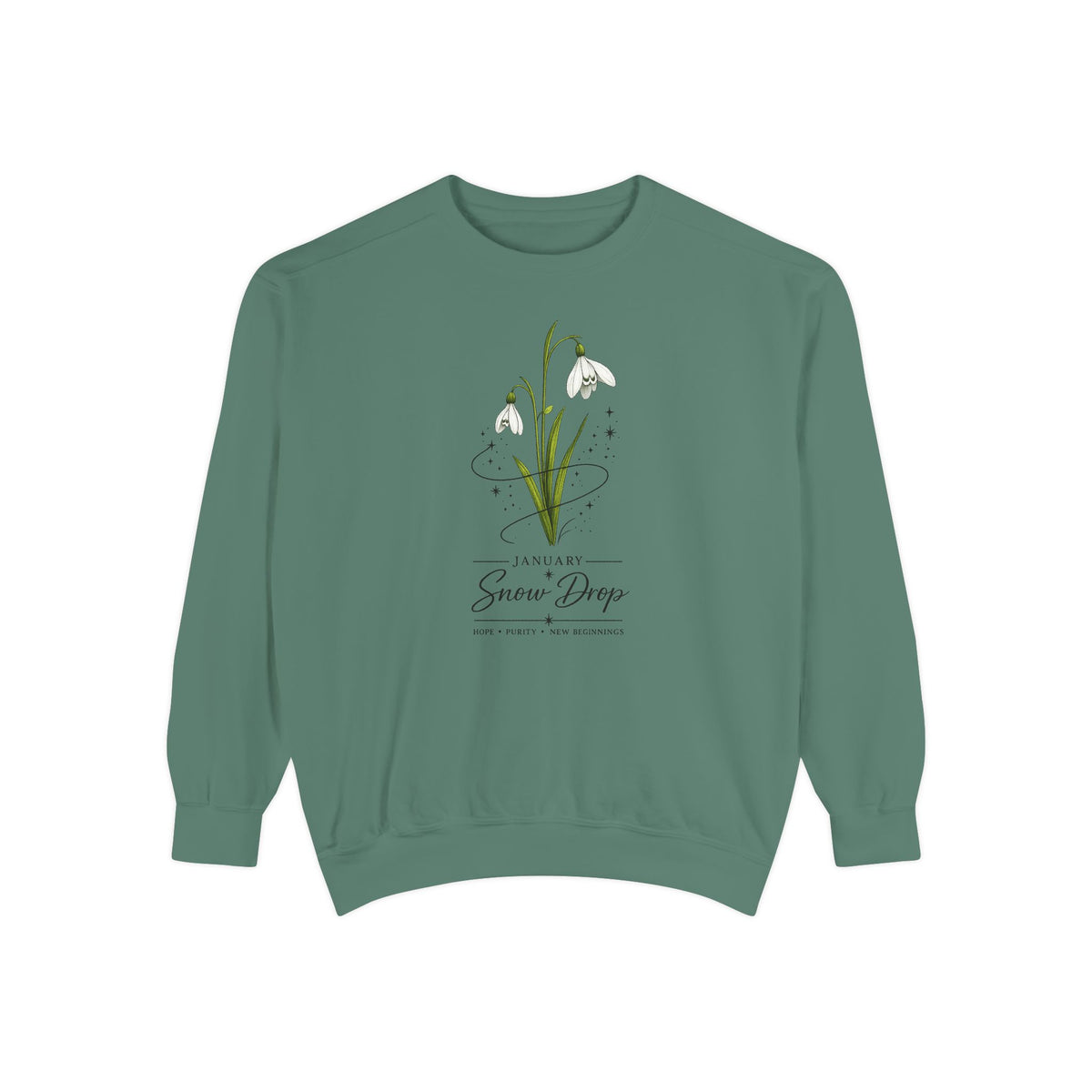 January Birth Flower Sweatshirt