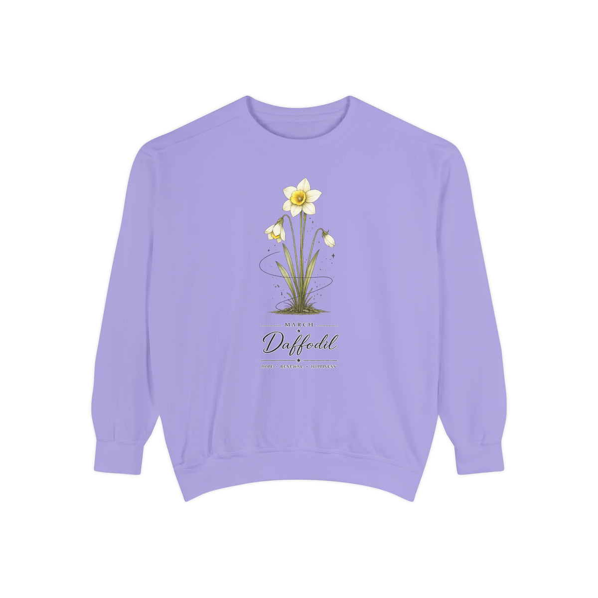 March Birth Flower Sweatshirt