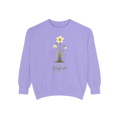 March Birth Flower Sweatshirt