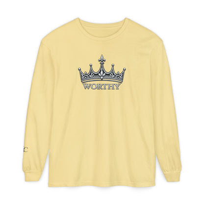 Worthy Crown Long Sleeve T-Shirt