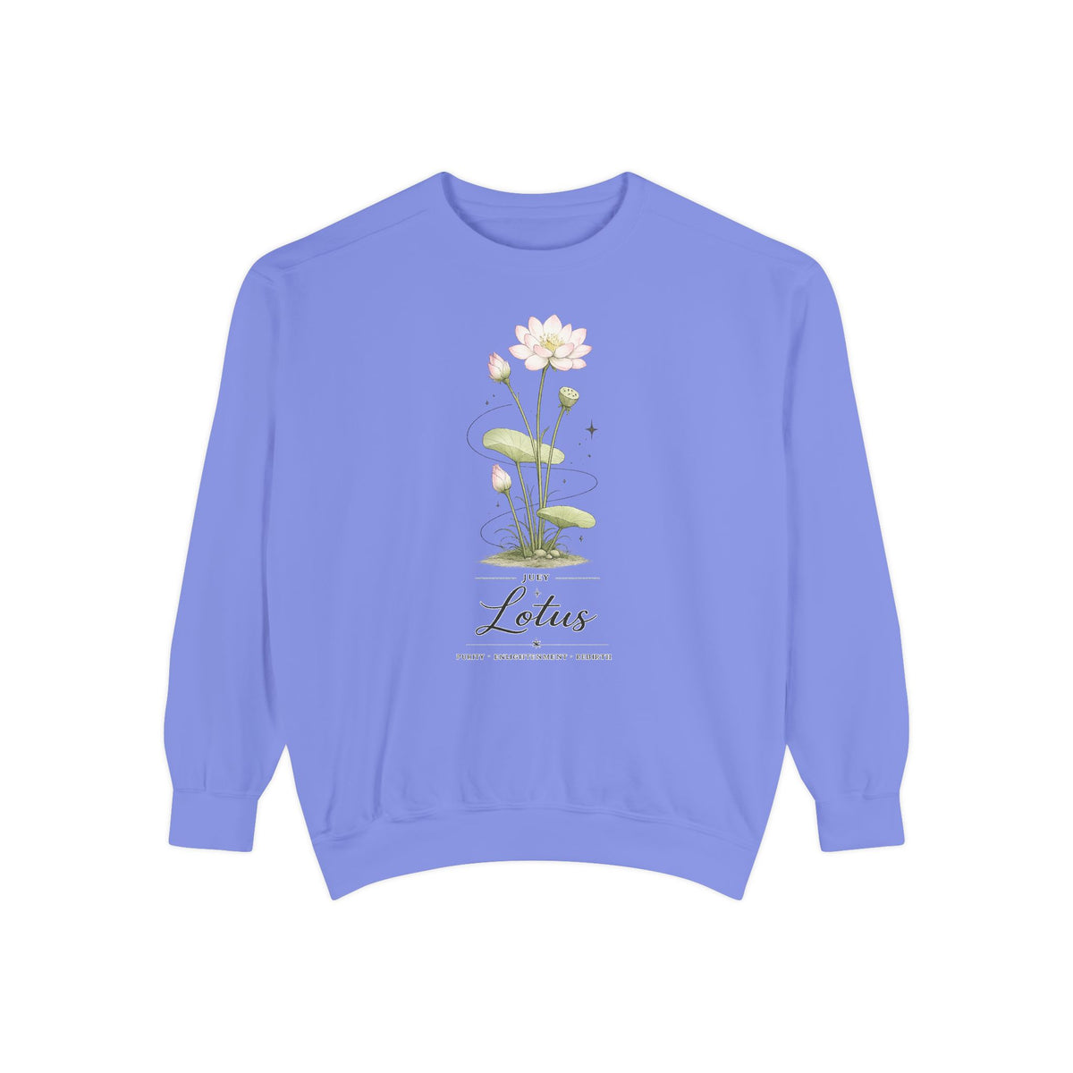 July Birth Flower Sweatshirt