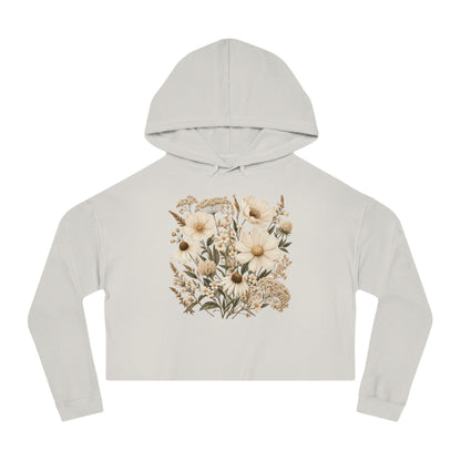 Quiet Grace Cropped Hooded Sweatshirt