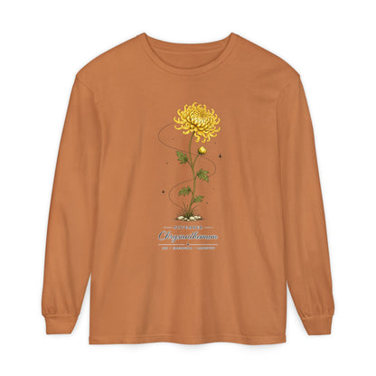 November Birth Flower Long Sleeve T-Shirt