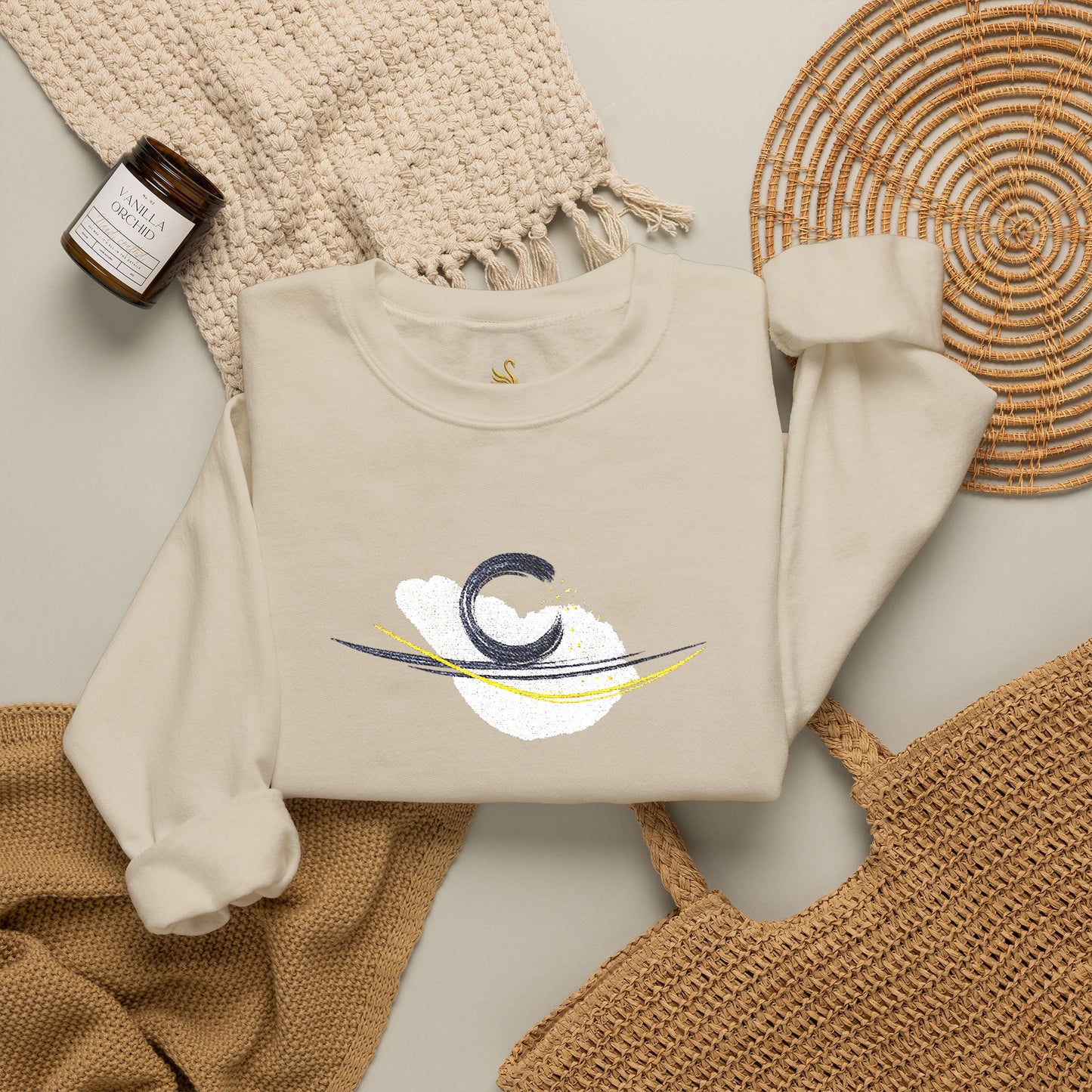 Aligned Embroidered Sweatshirt