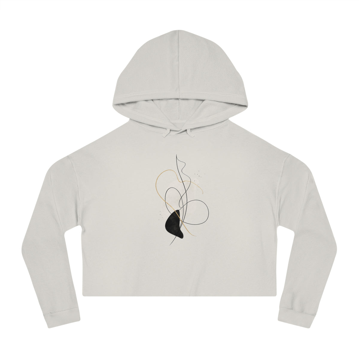 Essence Cropped Hooded Sweatshirt