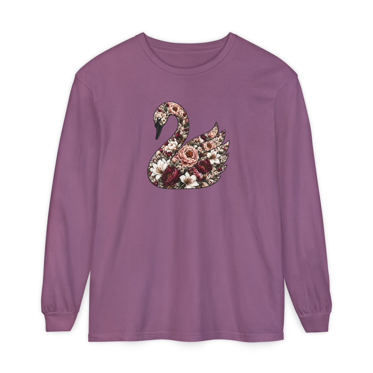 Peony and Plumage Long Sleeve T-Shirt