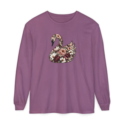 Peony and Plumage Long Sleeve T-Shirt