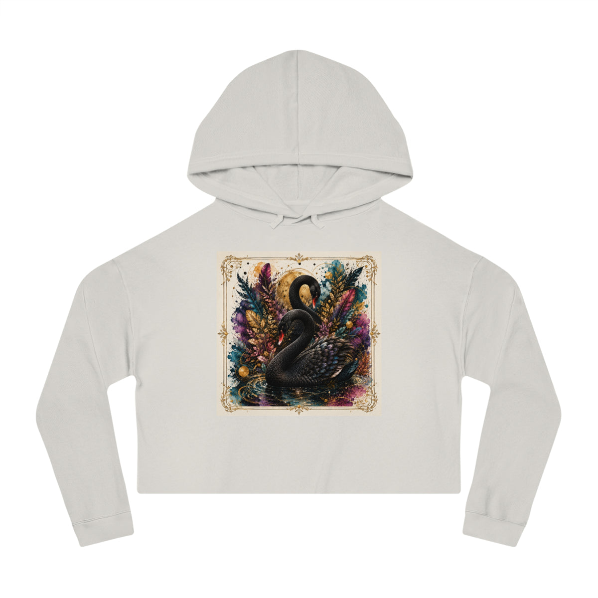 Velvet Flight Cropped Hooded Sweatshirt