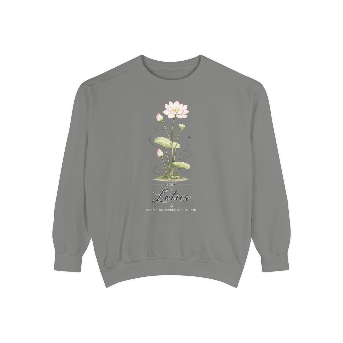 July Birth Flower Sweatshirt
