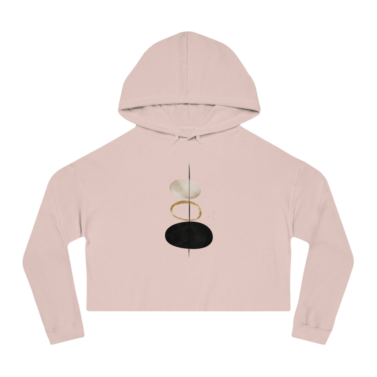 Balance Cropped Hooded Sweatshirt