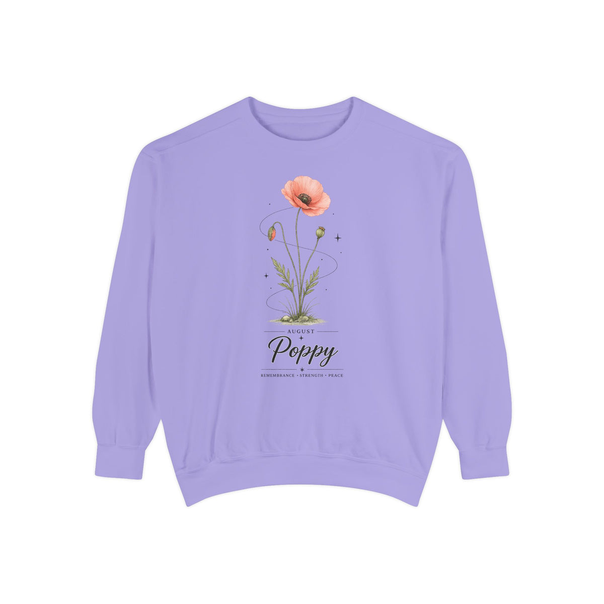 August Birth Flower Sweatshirt