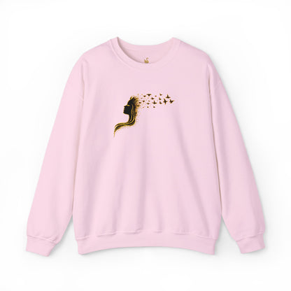 Her Flight Embroidered Sweatshirt