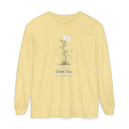 June Birth Flower Long Sleeve T-Shirt
