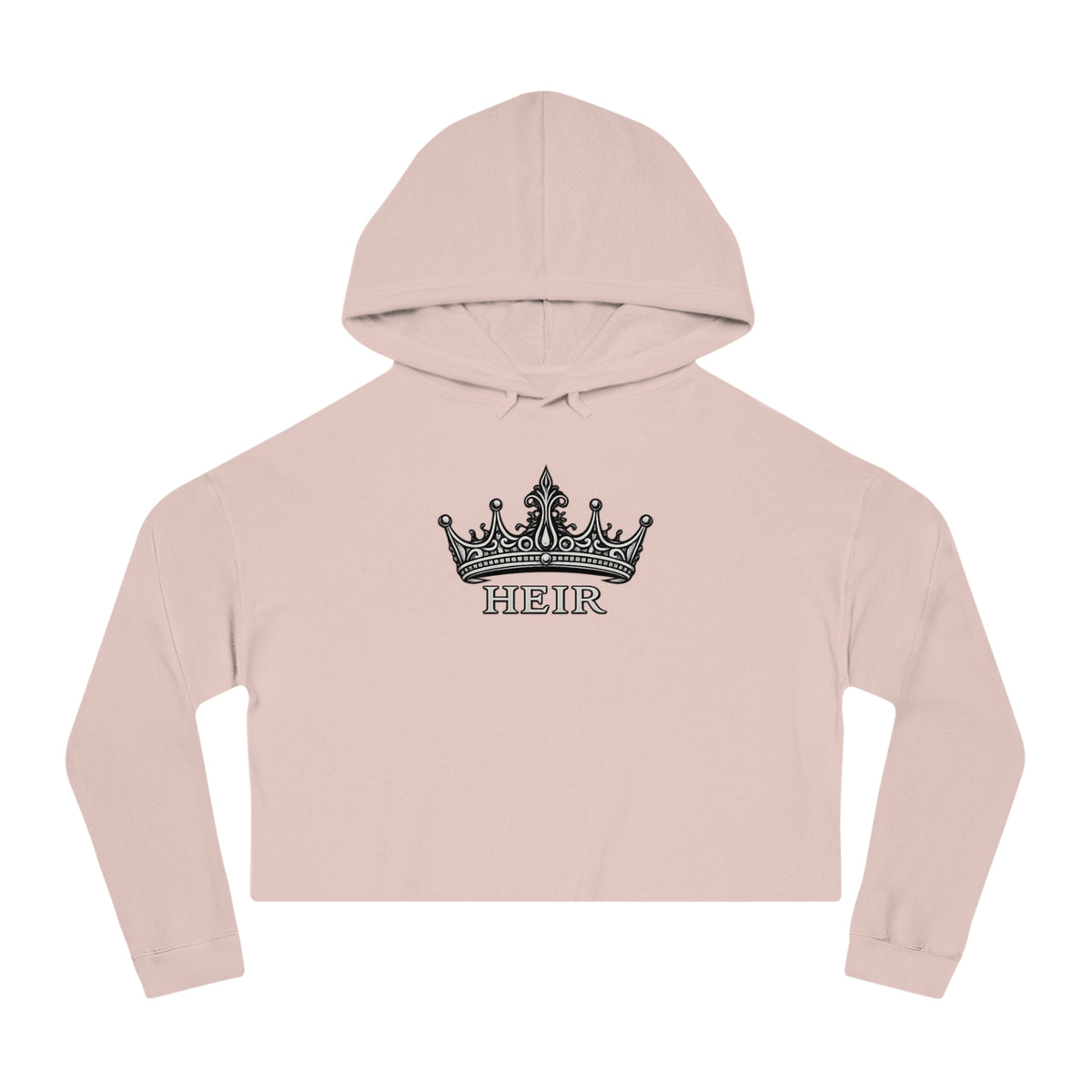 Heir Crown Cropped Hooded Sweatshirt