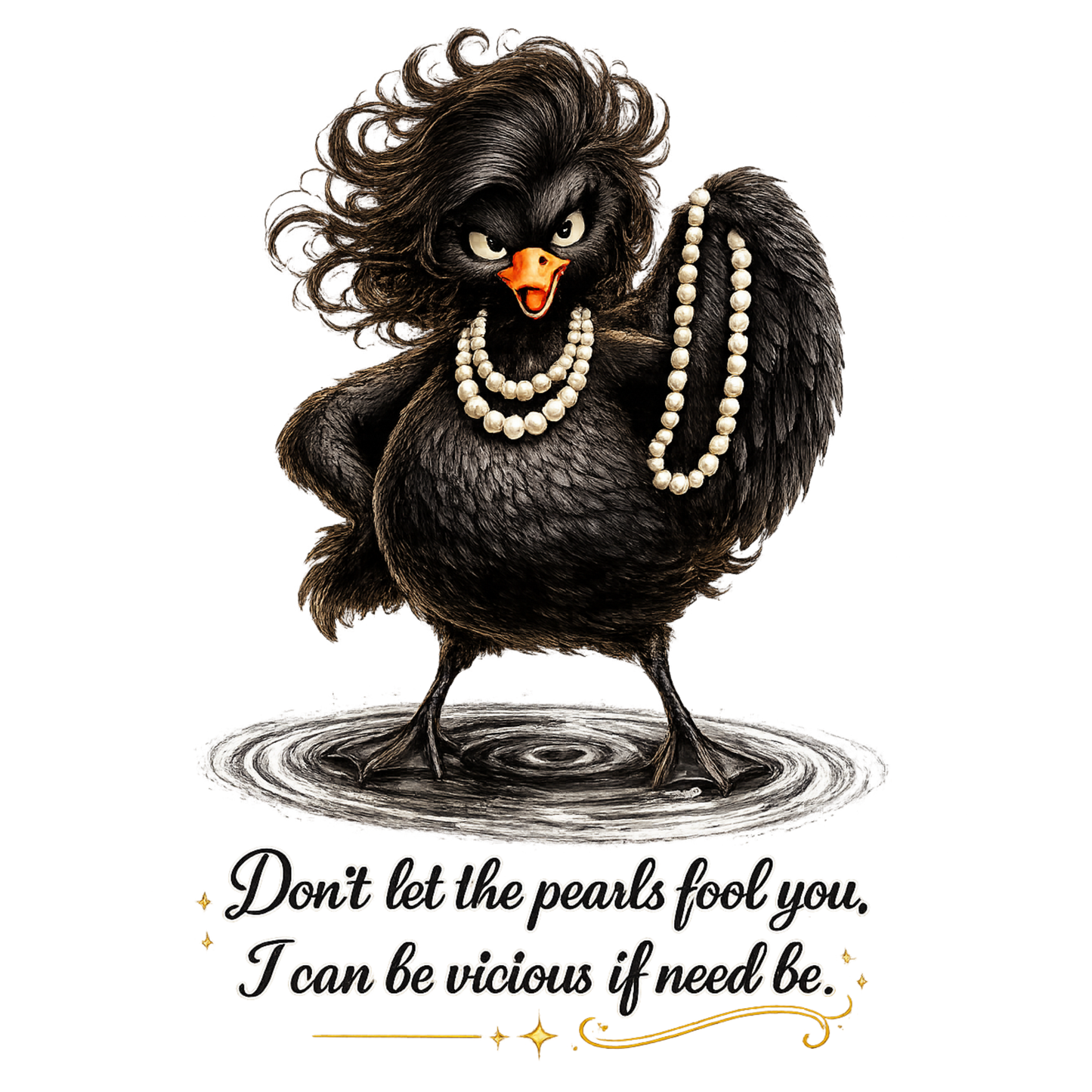 Don't Let the Pearls Fool You, I Can be Vicious If Need Be.