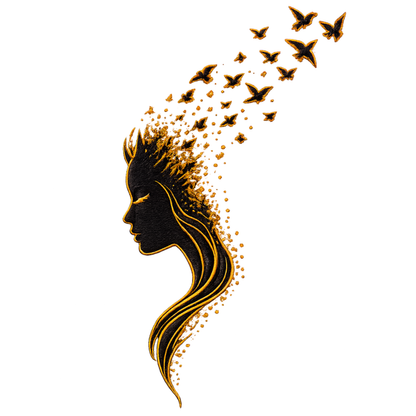 Her Flight Embroidered