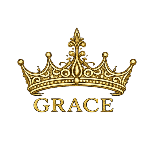 Grace Crown Embroidered Sweatshirt