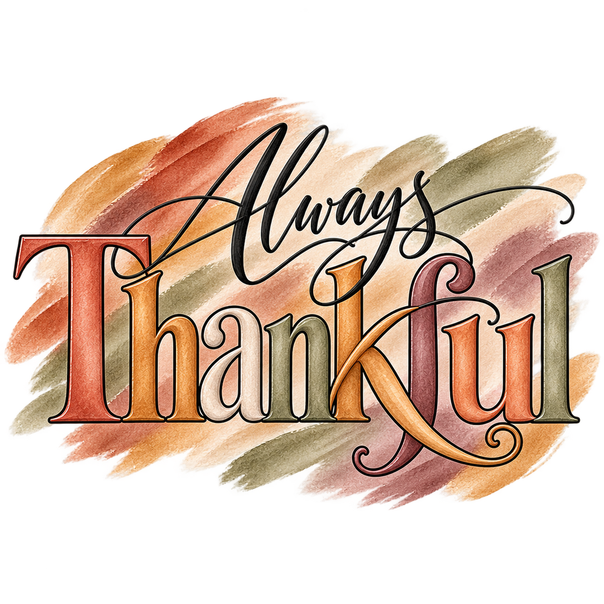 Always Thankful Cropped Hooded Sweatshirt