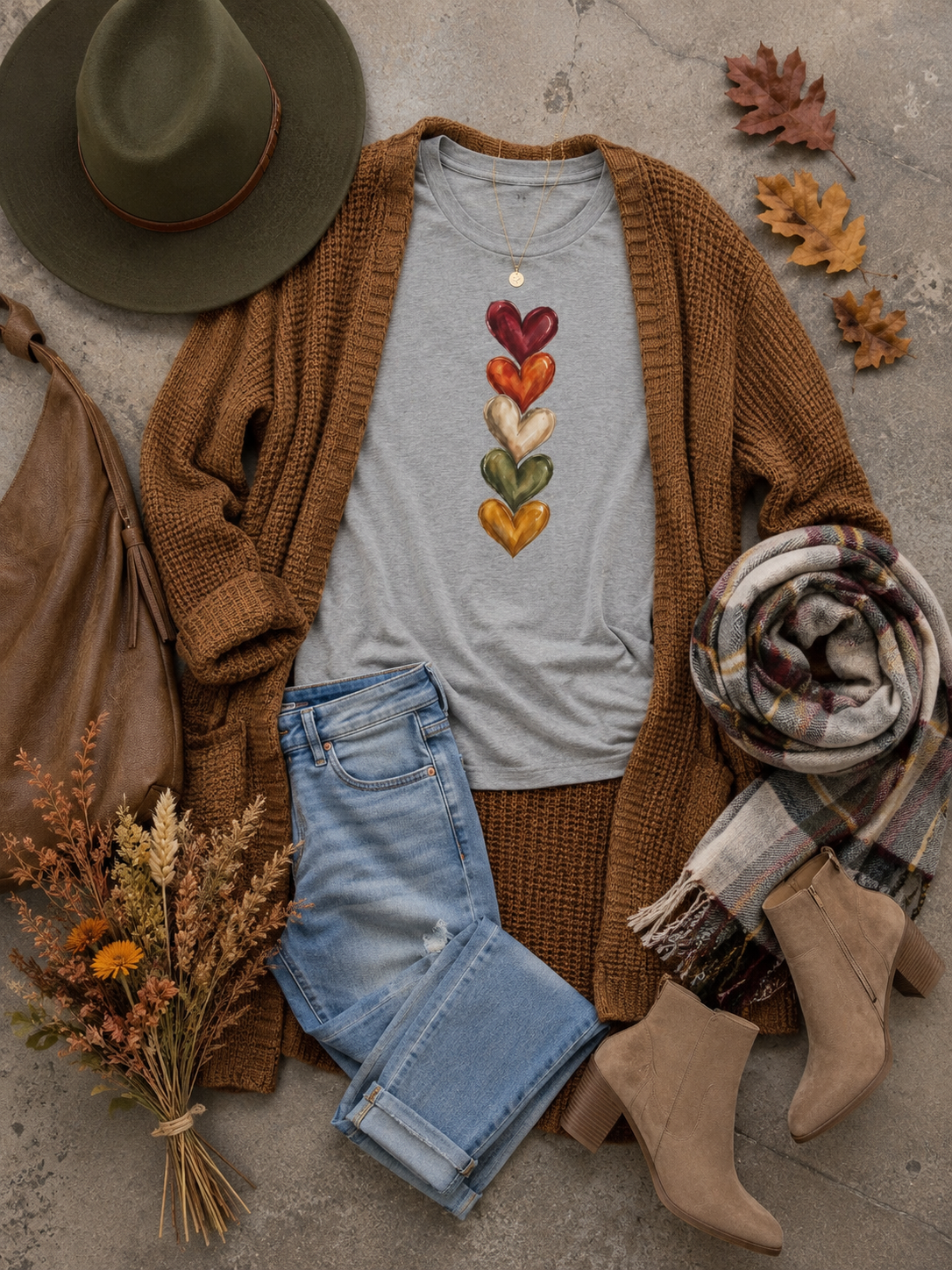 Hearts Of Autumn T-Shirt