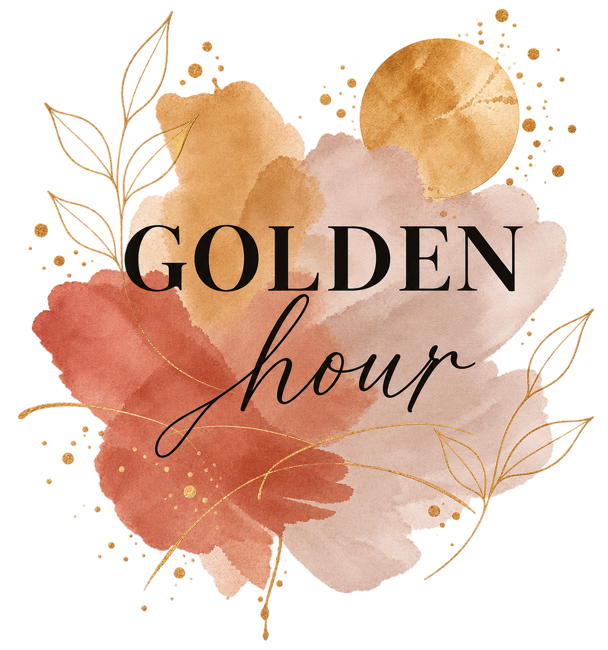 Golden Hour Cropped Hooded Sweatshirt