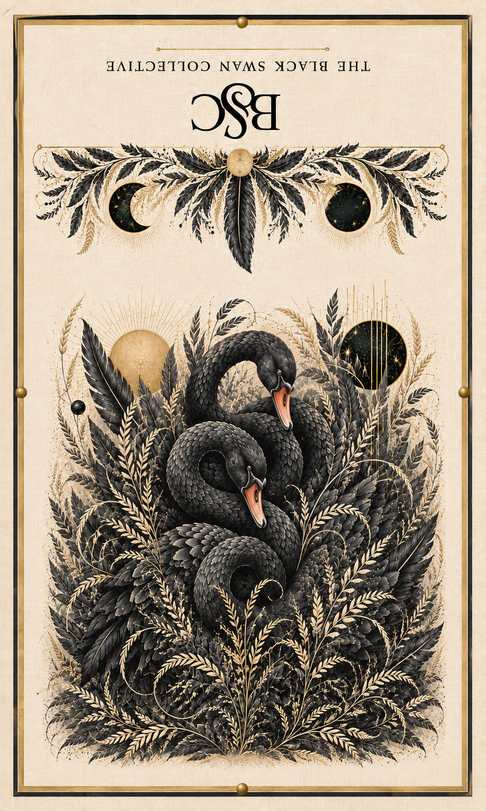Noir Reverie Tea Towel