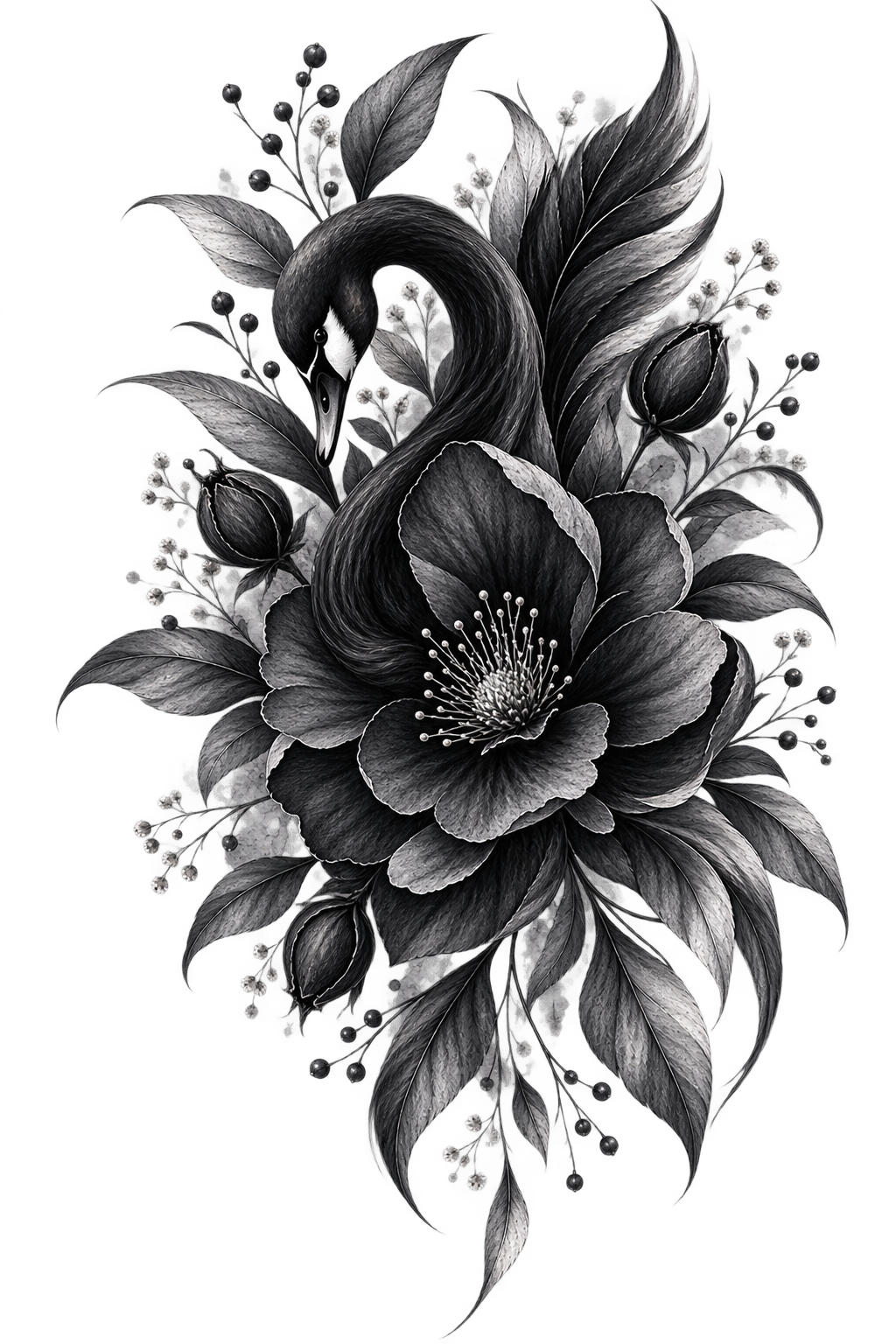 Dark Bloom Long Sleeve T-Shirt