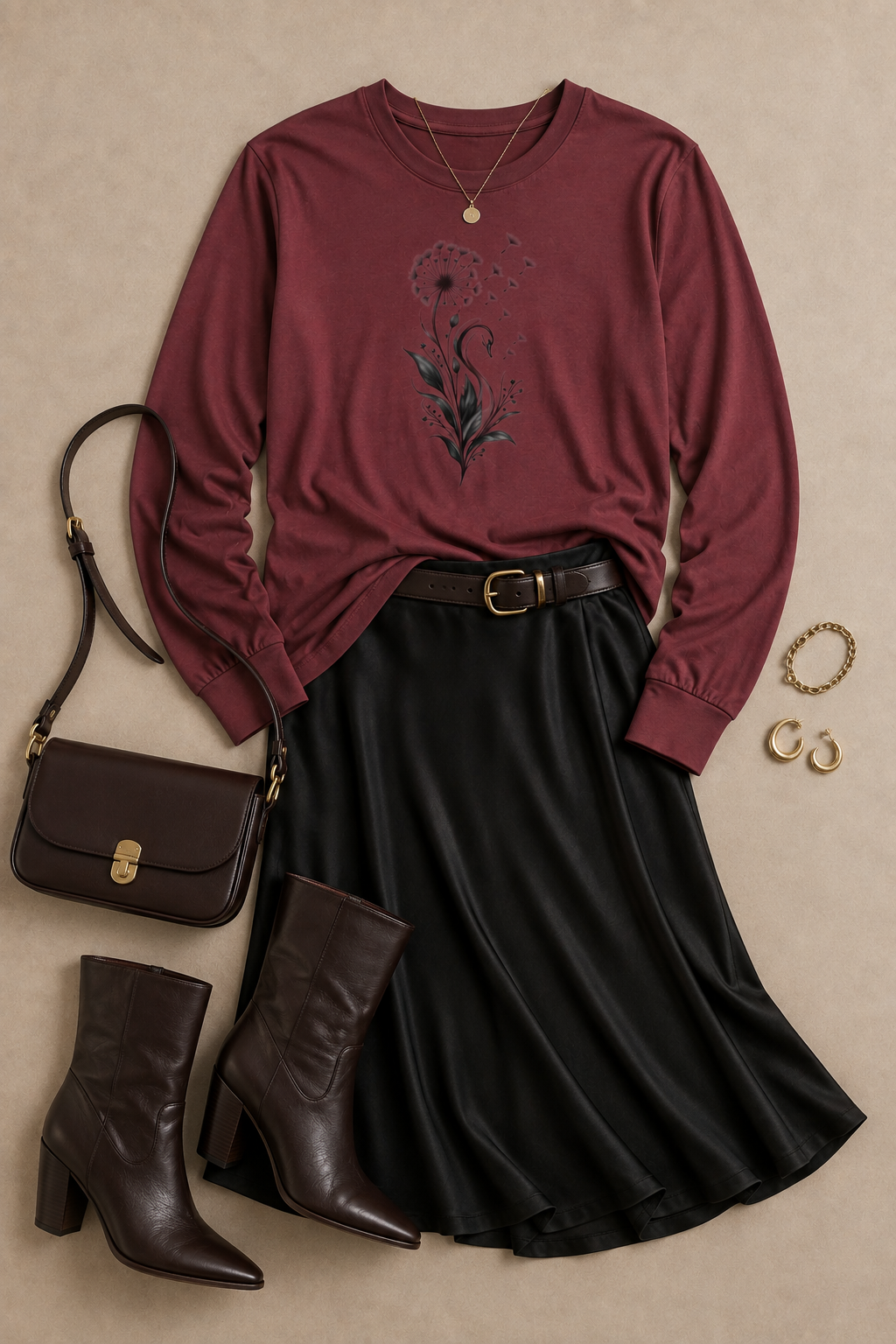 Swan Wish Long Sleeve T-Shirt