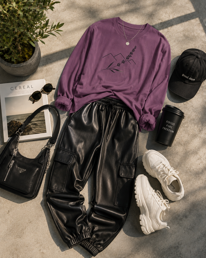 Lavender Ridge Long Sleeve T-Shirt