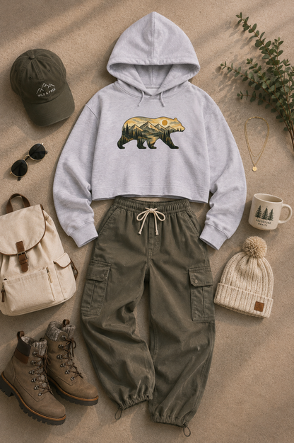 Wild Soul Cropped Hooded Sweatshirt