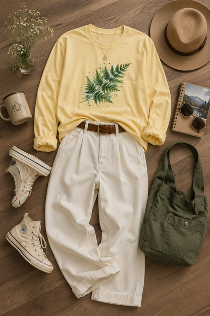 Whispering Fern Long Sleeve T-Shirt