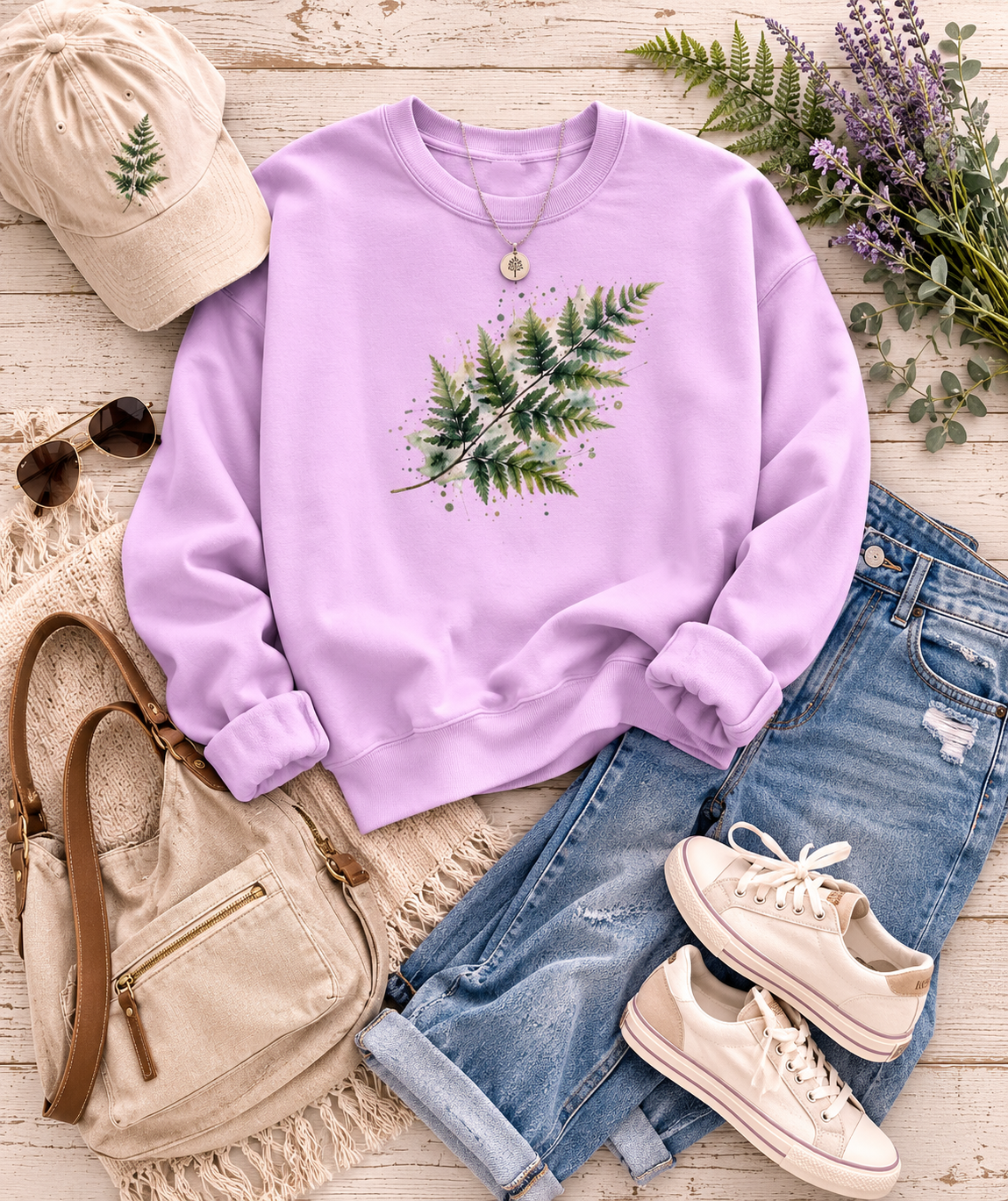 Whipersing Fern Sweatshirt